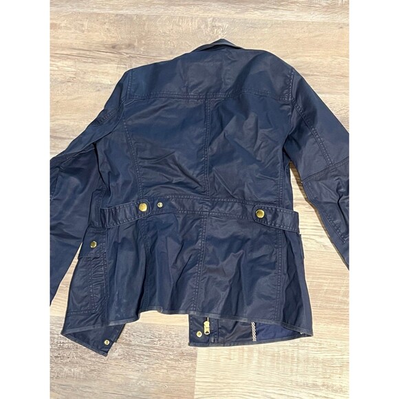 J.crew Military Style Blue Navy Button Jacket Preppy Pockets size S - Picture 6 of 6